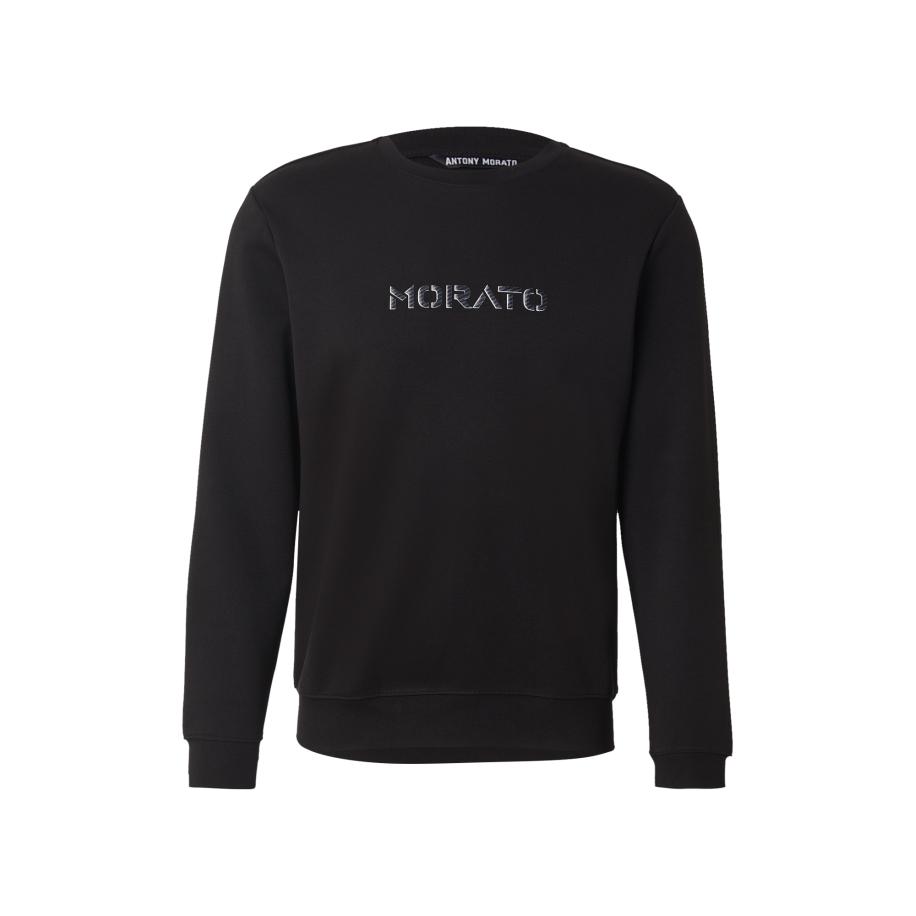 ANTONY MORATO Sweatshirt grijs / zwart / wit Zwart