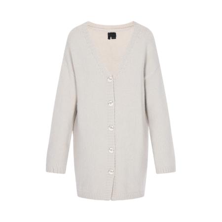 DreiMaster DreiMaster Klassik Gebreid vest grijs