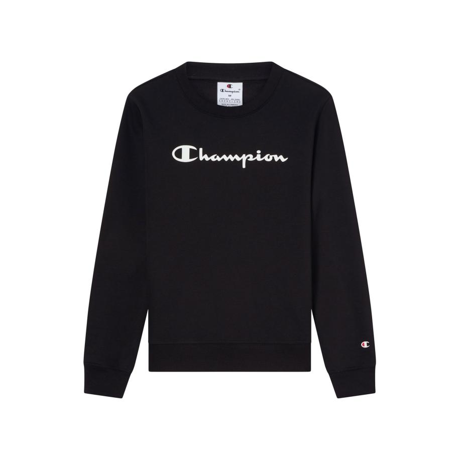 Champion Authentic Athletic Apparel Champion Authentic Athletic Apparel Sweatshirt zwart / wit -