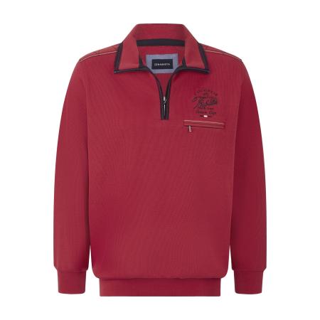 BABISTA Sweatshirt ritssluitingrood, Effen