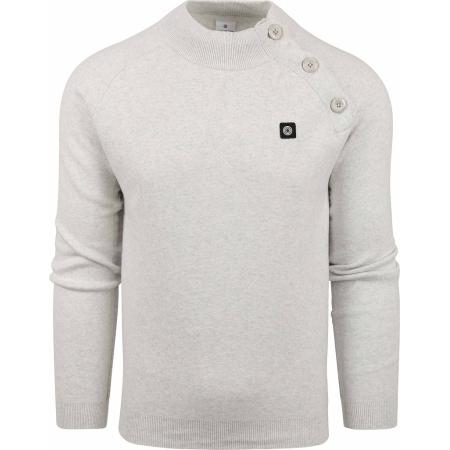 Blue Industry Trui Melange grijs