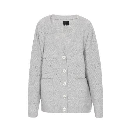 DreiMaster DreiMaster Klassik Gebreid vest grijs