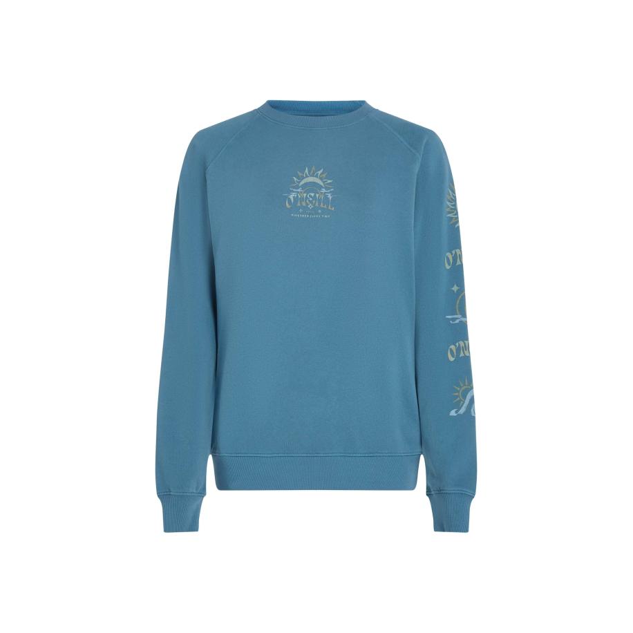 O'Neill ONEILL Sweatshirt duifblauw / geel -