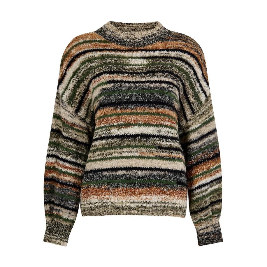 Apricot Apricot Trui beige / groen / oranje -