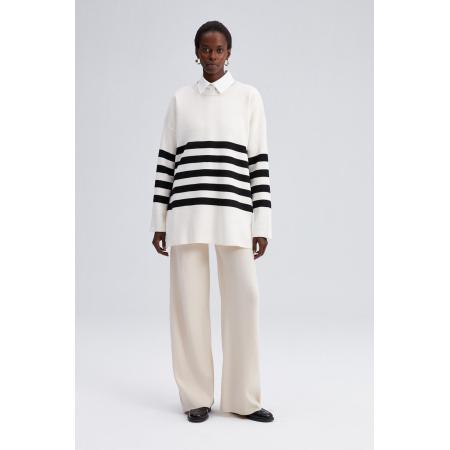 Touche Prive Touche Prive Trui zwart / wit