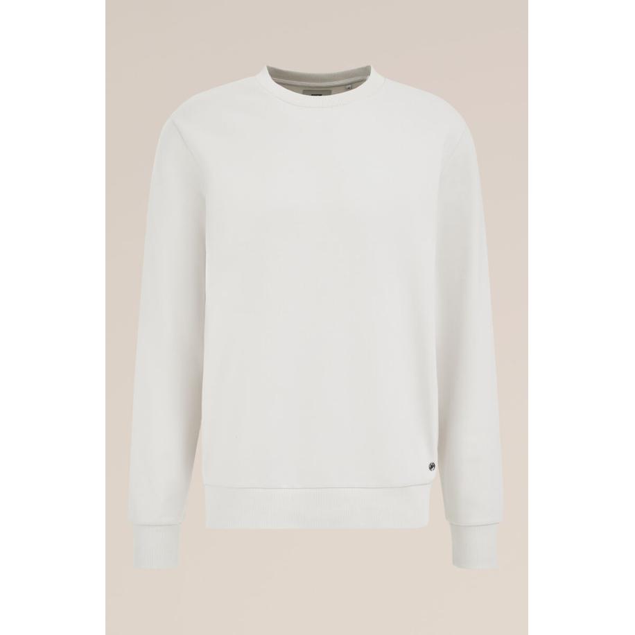 WE Fashion Heren Regular fit sweater - Regular fit - Beige - Katoen - Maat: S Bruin