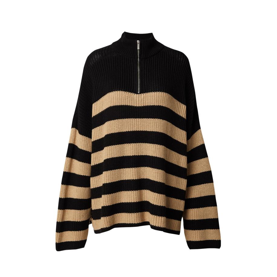 LeGer By Lena Gercke LeGer by Lena Gercke Trui Emma camel / zwart -