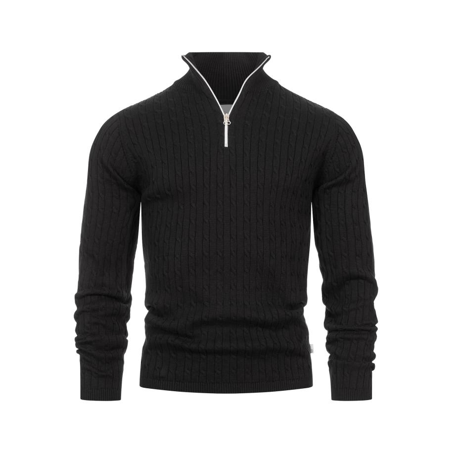 Kronstadt Kronstadt Trui Cable zwart -