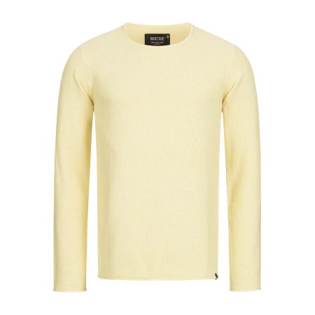 INDICODE JEANS INDICODE JEANS Trui Loakim geel gemêleerd