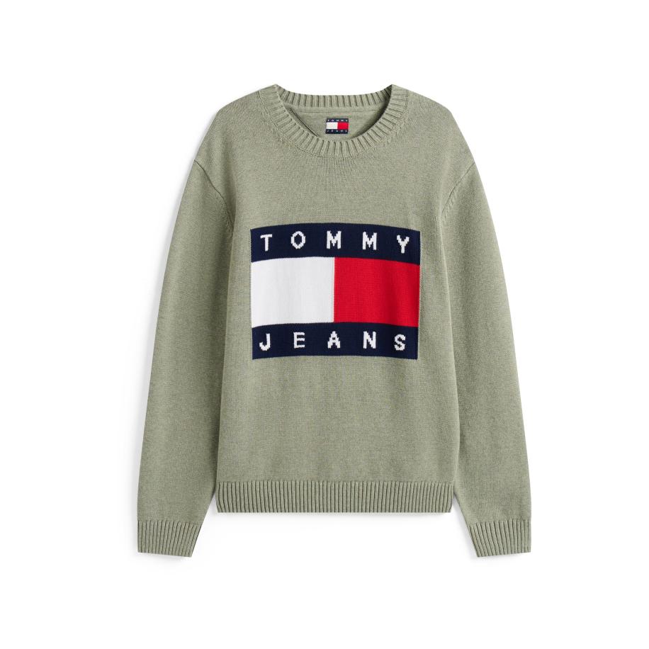 Tommy Jeans Tommy Jeans Trui navy / mintgroen / rood / wit -