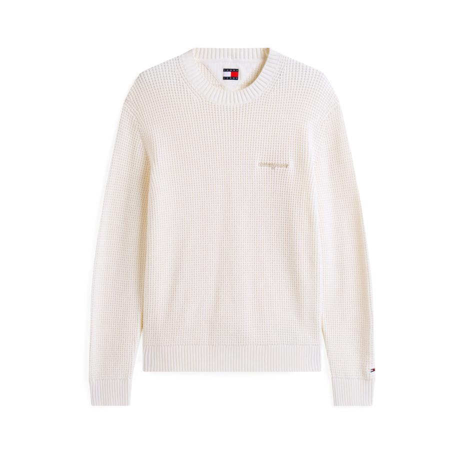 Tommy Jeans Tommy Jeans Trui mosterd / wit -