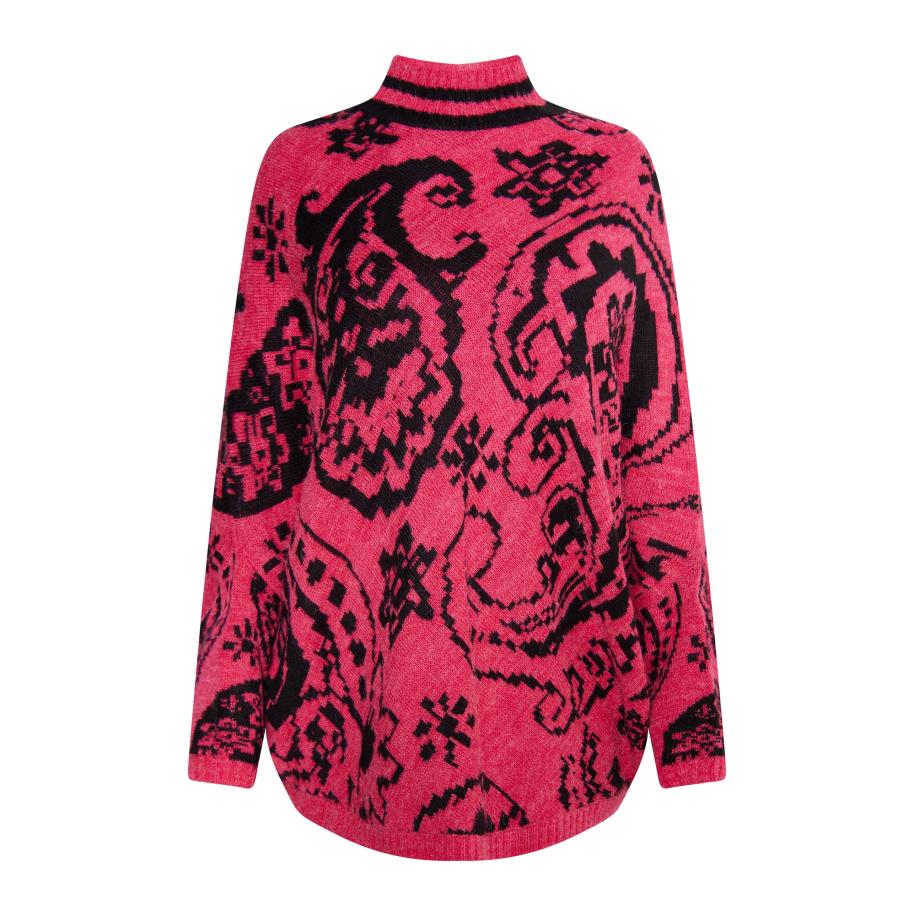 Usha usha FESTIVAL Trui Rakata watermeloen rood / zwart -