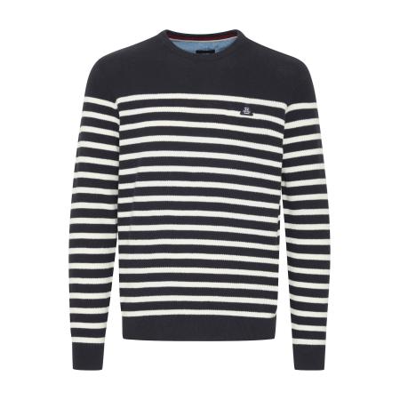 FQ1924 FQ1924 Trui Kyle donkerblauw / wit