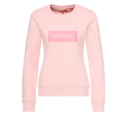 smiler. smiler. Sweatshirt Cuddle rosa / donkerroze