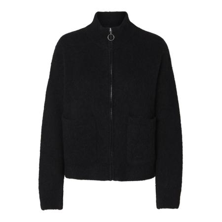 Selected SELECTED Gebreid vest SLFSia Ras zwart