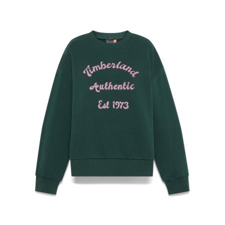Timberland TIMBERLAND Sweatshirt donkergroen / lichtroze