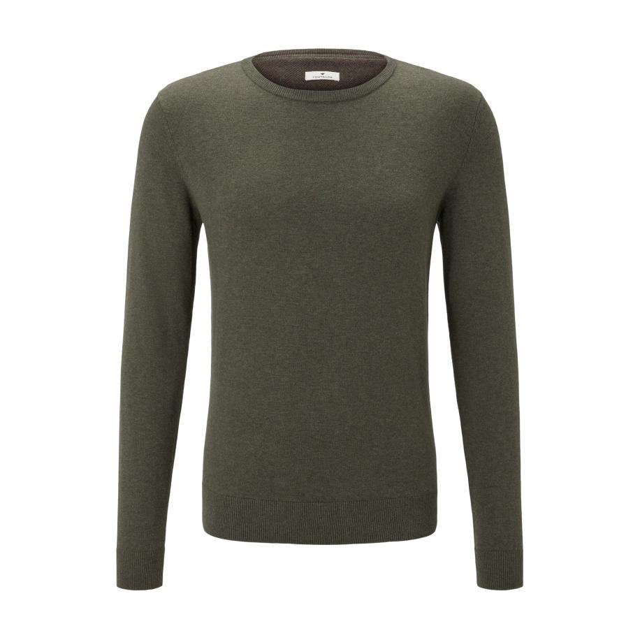 TOM TAILOR Trui donkergroen Groen
