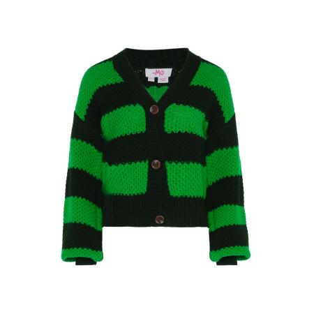 MYMO MYMO Gebreid vest groen / spar