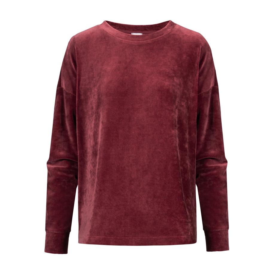Mey Mey Sweatshirt Velvet Dream bordeaux -