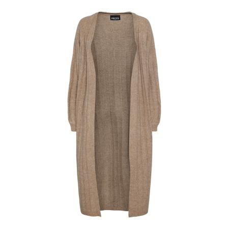 Pieces PIECES Gebreid vest PCMaggy taupe