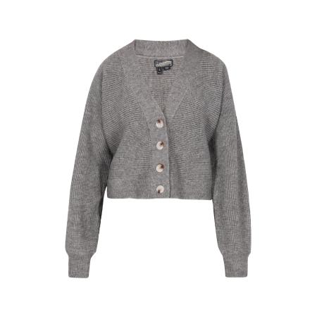 DreiMaster DreiMaster Vintage Gebreid vest grijs