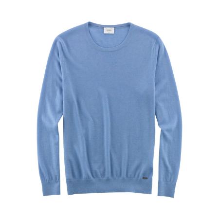 OLYMP Casual Trui ronde hals sky, Effen