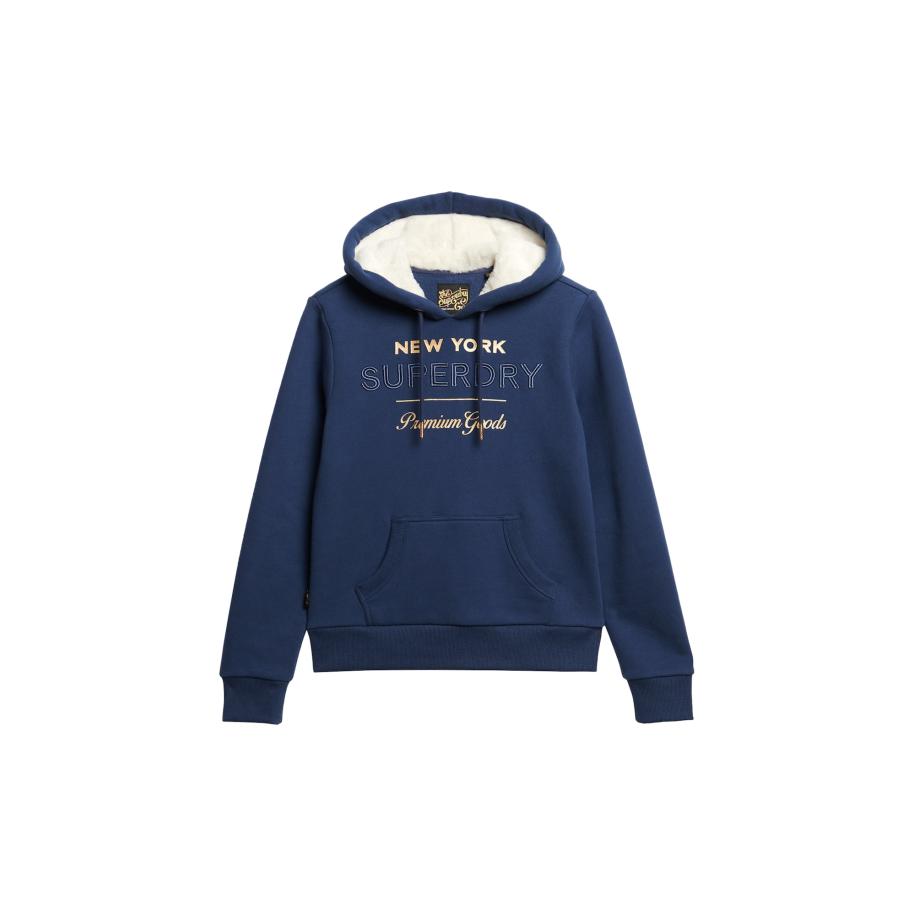 Superdry Superdry Sweatshirt donkerblauw / goudgeel -