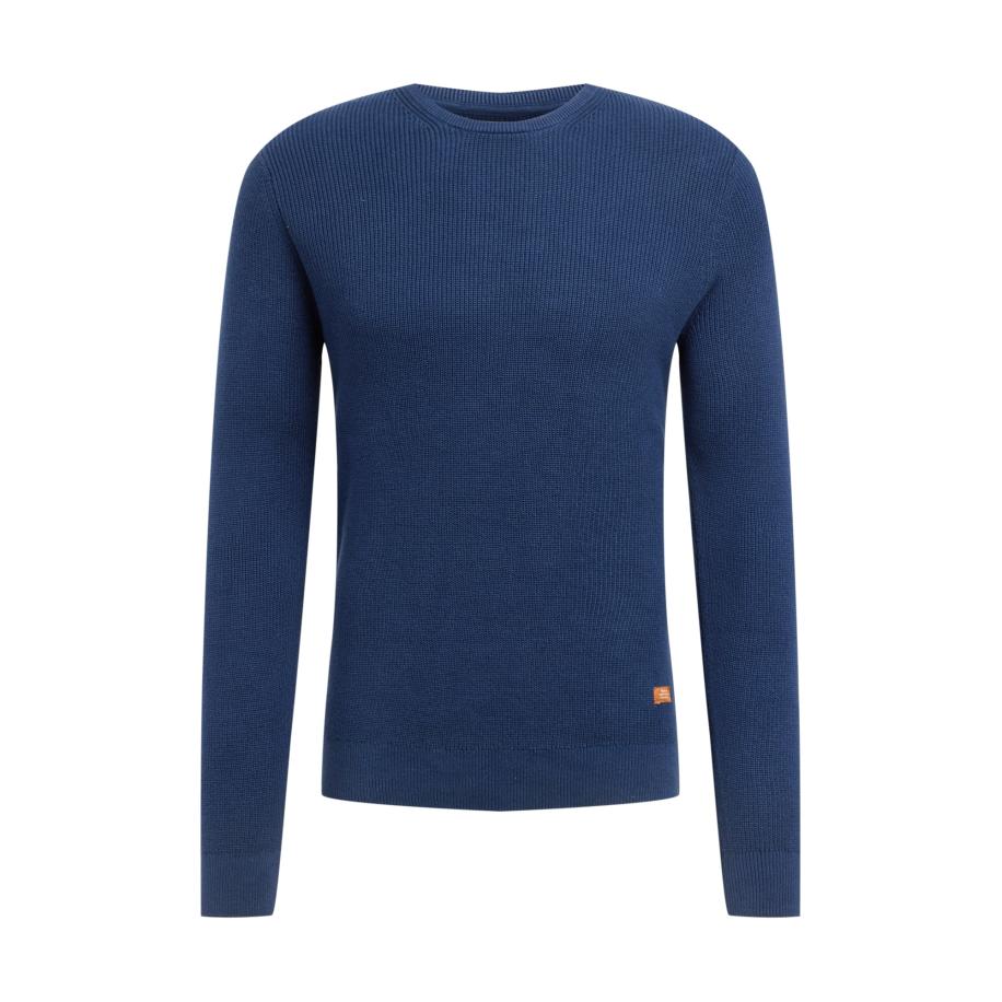 Blend BLEND Trui Codford petrol / wit -