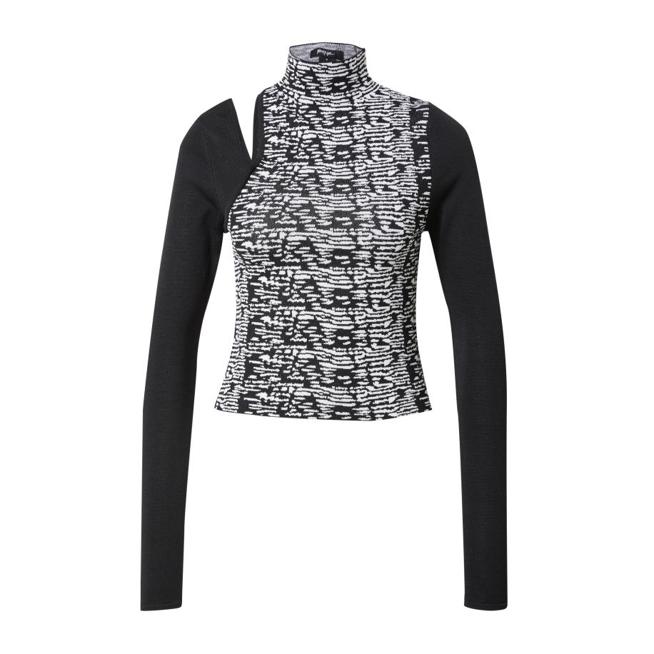 Nasty Gal Nasty Gal Trui zwart / wit -