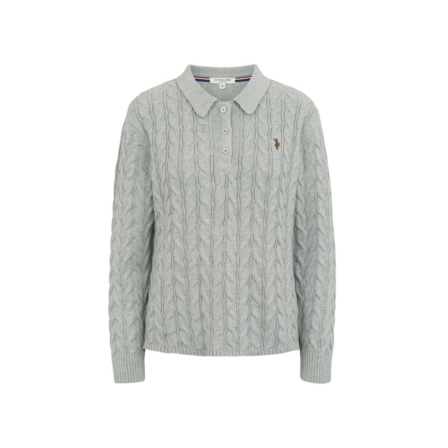 U.S. Polo Assn. U.S. POLO ASSN. Trui grijs gemêleerd -