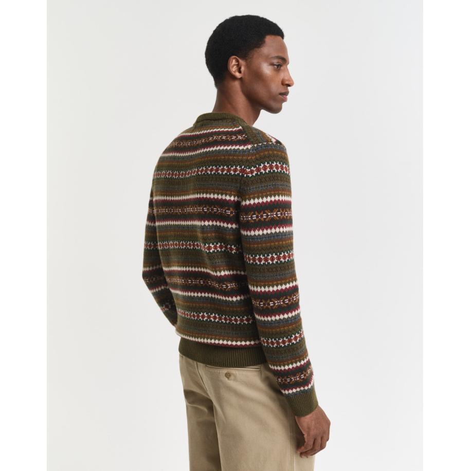 Gant GANT Trui Fair Isle riet / gemengde kleuren -