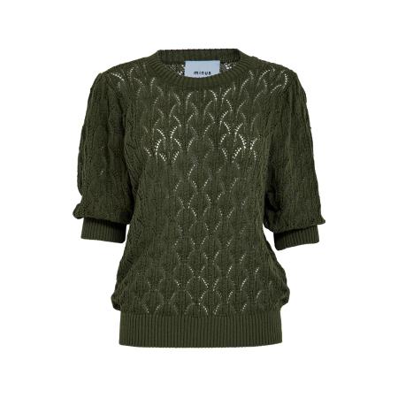 Minus minus Trui Lamina donkergroen