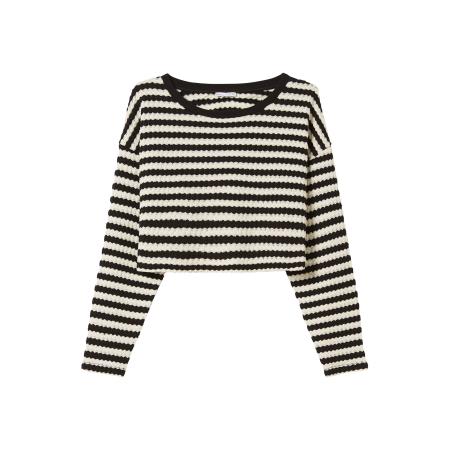 Bershka Bershka Trui zwart / wit