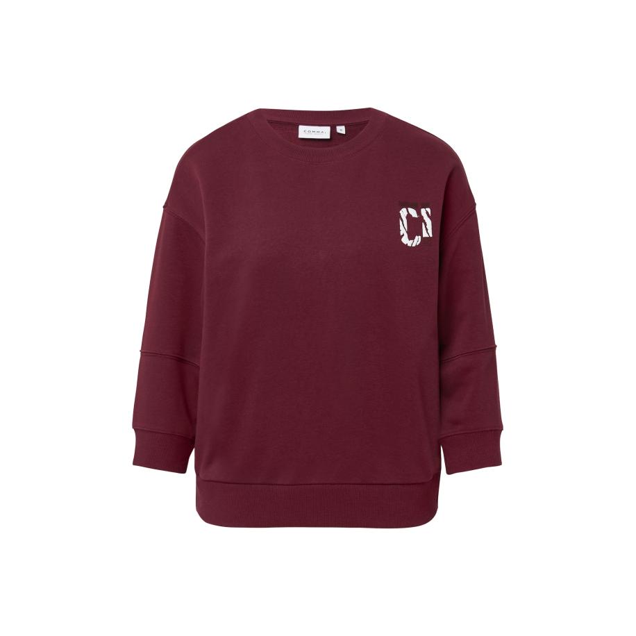 comma casual identity comma casual identity Sweatshirt bordeaux / wit -