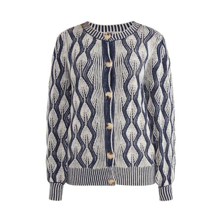 Usha Usha Gebreid vest Sivene navy / wolwit