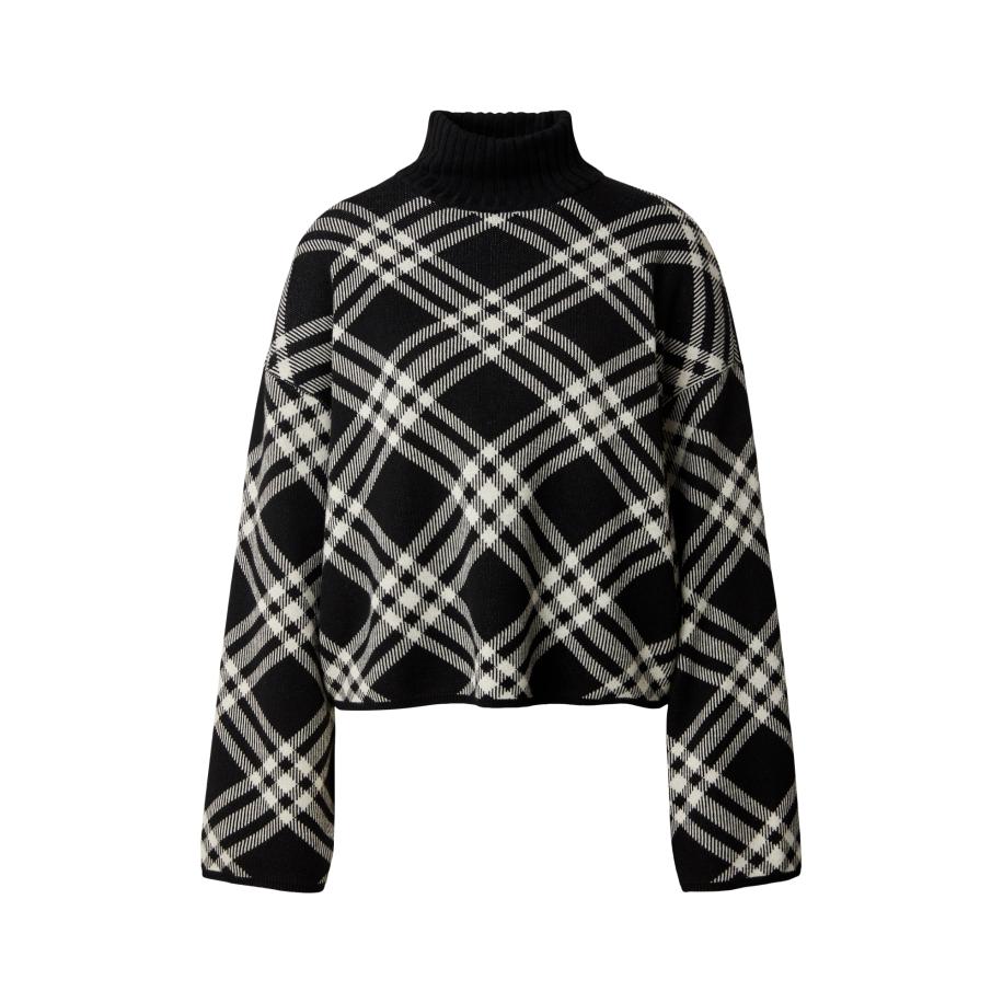 EDITED EDITED Trui Kori zwart / wit -