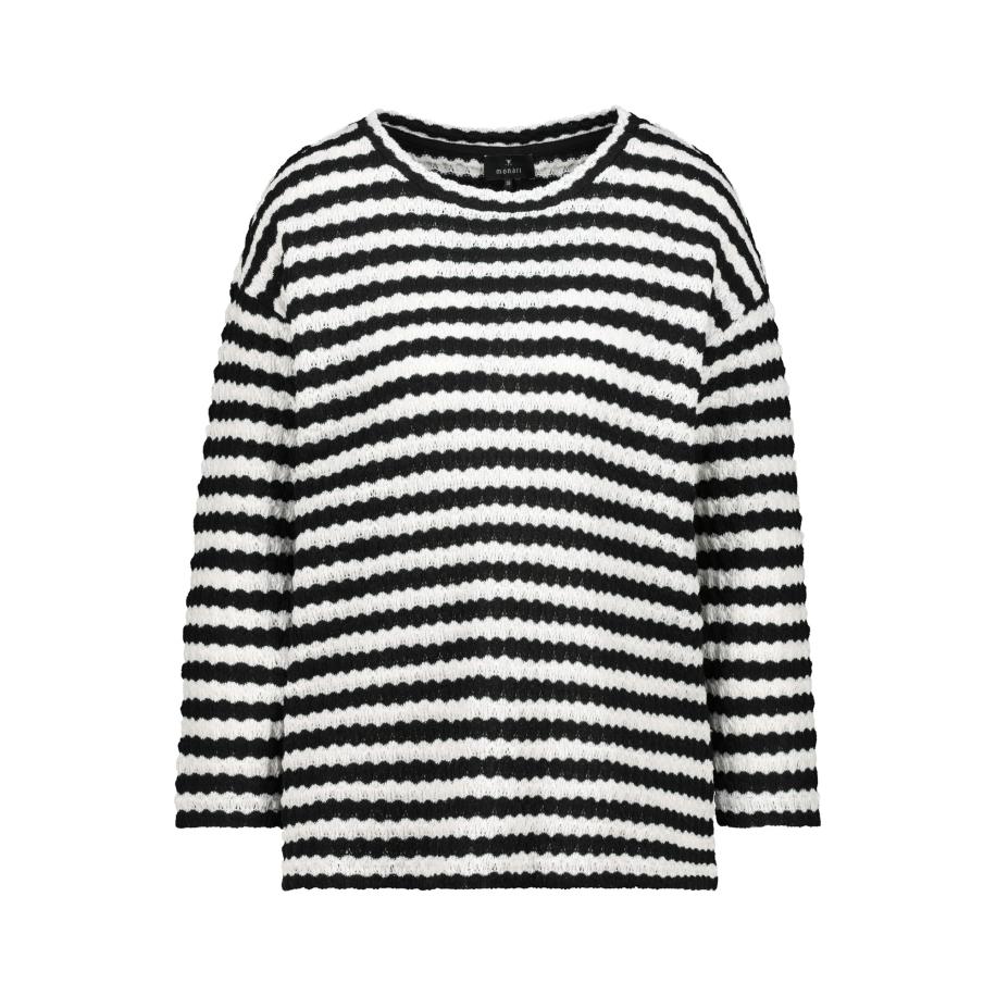 Monari monari Trui zwart / wit -