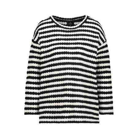 Monari monari Trui zwart / wit