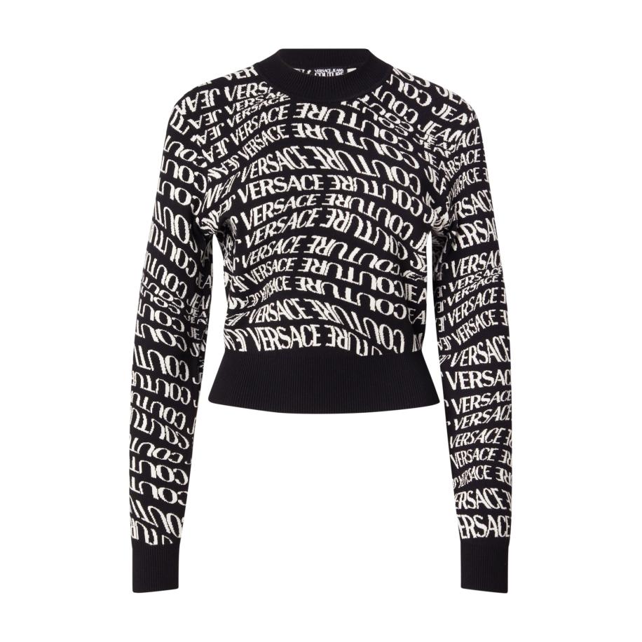 Versace Versace Jeans Couture Trui zwart / wit -