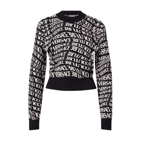 Versace Versace Jeans Couture Trui zwart / wit