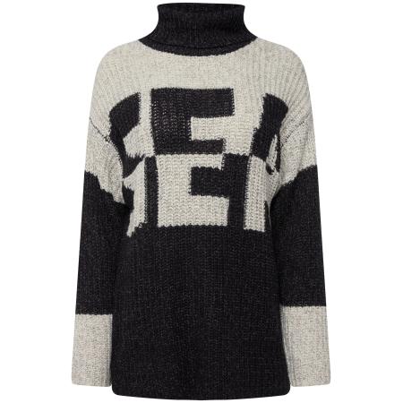 LAURASØN LAURASØN Trui grijs / zwart