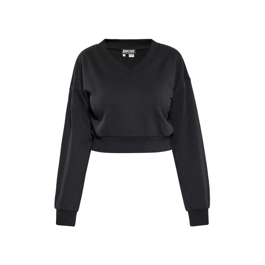 ROCKEASY ROCKEASY Sweatshirt zwart -