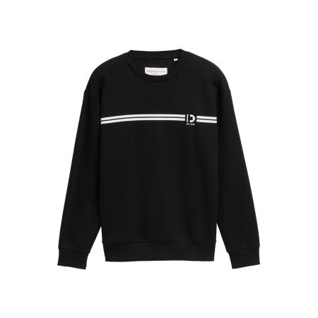 Tom Tailor TOM TAILOR DENIM Sweatshirt zwart / wit