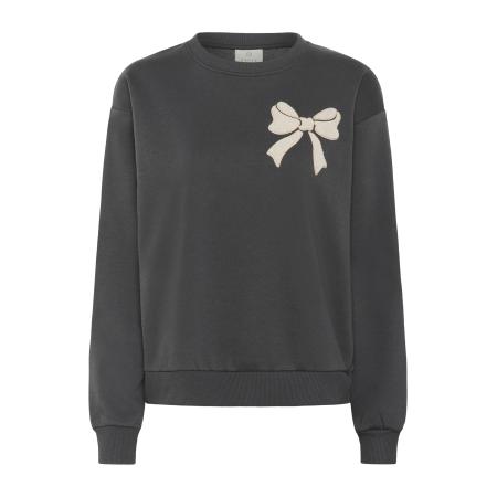 Kaffe Kaffe Sweatshirt KAElenora beige / donkergrijs