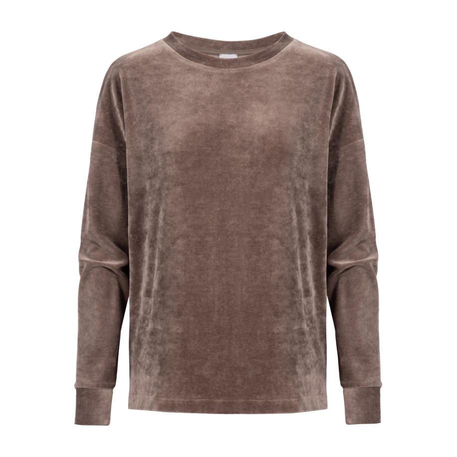Mey Mey Sweatshirt Velvet Dream lichtbruin -