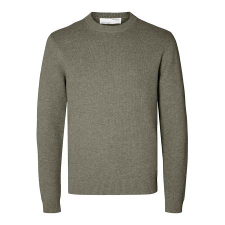 SELECTED Trui SLHDANE olijfgroen