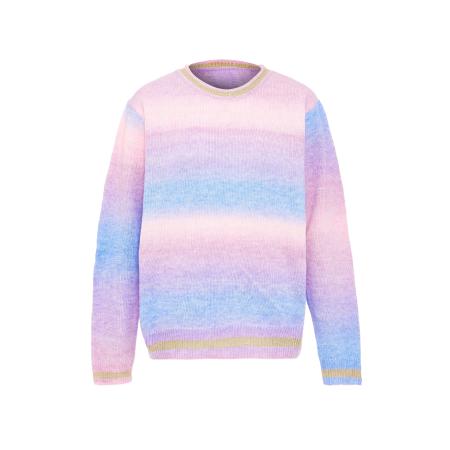 Sidona Sidona Trui lichtblauw / goud / lichtlila / rosa