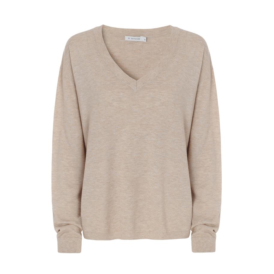 TATUUM TATUUM Trui Tess beige gemêleerd -