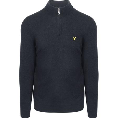 Lyle & Scott Half Zip Pullover Lamswol Navy