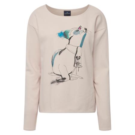 LAURASØN LAURASØN Sweatshirt beige / blauw